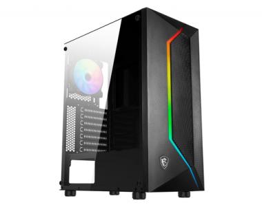 Geh MSI Midi MAG VAMPIRIC 100R (B/Tempered Glas/RGB Fan) 