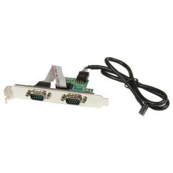 StarTech.com interner USB Mainboard Header auf Seriell RS232 Adapter - Serieller Adapter - USB - RS-232 x 2 (ICUSB232INT2) 