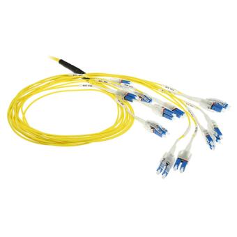 ACT 3 meter Singlemode 50/125 OS2 Preterm fiber cable 24F LC Polarity Twist (DC5550) 