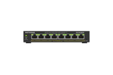 Netgear GS308EP Smart Managed Plus Switch 8x GB-LAN, PoE+ 