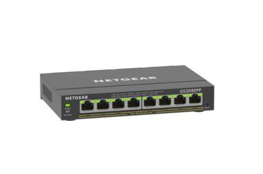 Netgear GS308EPP Smart Managed Plus Switch 8x GB-LAN, PoE+ 