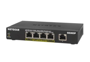 Switch NETGEAR  5x GE GS305P-200PES POE 