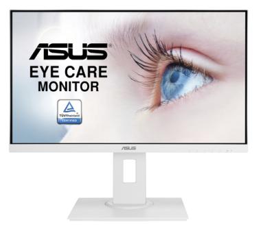 ASUS VA24DQLB-W - LED-Monitor - 60.5 cm (23.8 Zoll) - 1920 x 1080 Full HD (1080p) - IPS - 250 cd/m - 1000:1 - HDMI, VGA, DisplayPort - wei 