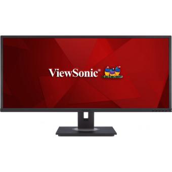 VIEWSONIC VG3448 86,3cm 34Zoll 21:9 TFT 3440x1440 SuperClear VA Monitor 2xHDMI DisplayPort USB Speakers height adjustable stand 
