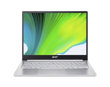 Acer Swift 3 SF313-53-557C - Core i5 1135G7 / 2.4 GHz - Win 10 Pro 64-Bit - 16 GB RAM - 512 GB SSD - 34.3 cm (13.5 Zoll) 2256 x 1504 - Iris Xe Graphics - Bluetooth, Wi-Fi - glitzernd silberfarben - kbd: Deutsch 