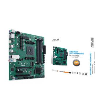 ASUS PRO B550M-C/CSM AMD B550 Socket AM4 ErP Ready 4DDR4 Dual channel microATX 