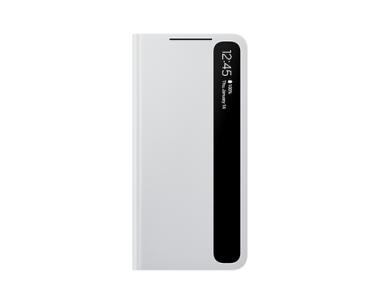 Samsung Smart Clear View Cover EF-ZG991 - Flip-Hlle fr Mobiltelefon - Hellgrau - fr Galaxy S21 5G 
