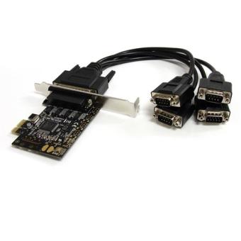 StarTech.com 4 Port Seriell RS232 PCI Express Schnittstellenkarte - Serieller Adapter - PCIe - RS-232 x 4 (PEX4S553B) 