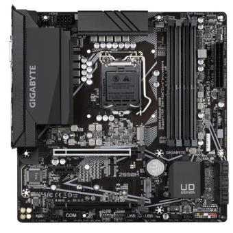 GIGABYTE Z590M LGA1200 DDR4 6xSATA 2xM.2 ATX MB 