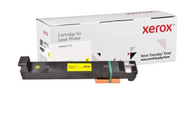 TON Xerox Everyday Toner Yellow cartridge equivalent to OKI 46507613 for use in: Okidata C712 