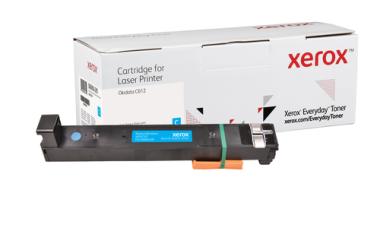 TON Xerox Everyday Toner Cyan cartridge equivalent to OKI 46507507 for use in: Okidata C612 