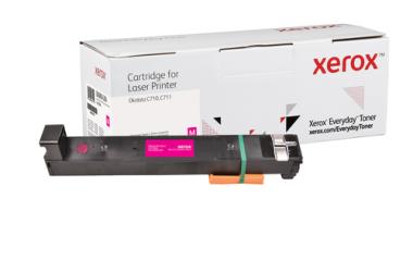 TON Xerox Everyday Toner Magenta cartridge equivalent to OKI 44318606 for use in: Okidata C710, 711 