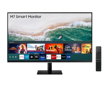 SAMSUNG S32AM704UR Smart 80cm 31,5Zoll UHD 3840x2160 250cd/m2 3000:1 8ms 60Hz VA WiFi Bluetooth black 