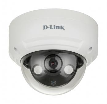 D-Link DCS 4612EK - Netzwerk-berwachungskamera - Kuppel - Auenbereich - Vandalismussicher / Wetterbestndig - Farbe (Tag&amp;Nacht) - 2 MP - 1920 x 1080 - LAN 10/100 - MJPEG, H.264, H.265 - PoE Class 3 (DCS-4612EK) 