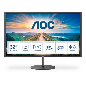 AOC Q32V4 80cm 31,5Zoll IPS with QHD resolution monitor HDMI DisplayPort 