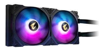 GIGABYTE AORUS WATERFORCE X 280 - Prozessor-Flssigkeitskhlsystem - (fr: LGA1156, LGA1366, LGA1155, LGA2011, LGA1150, LGA1151, AM4, LGA2066, TR4, sTRX4, LGA1200) - Aluminium mit Kupferbasis - 140 mm (GP-AORUS WATERFORCE X 280) 