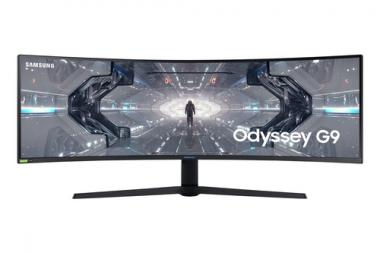 124cm/49'' (5120x1440) Samsung Odyssey G9 C49G95TSSR Curved Gaming 32:9 1ms 240Hz 2xHDMI DisplayPort VESA Dual Quad HD Black 
