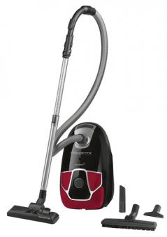 Rowenta RO6859EA Silent Force Allergy + Parkett schwarz / rot 