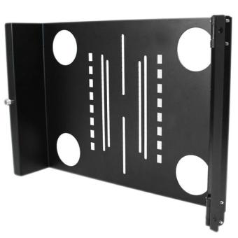 StarTech.com Universal VESA LCD Monitor Halterung schwenkbar fr 48,30cm (19 Zoll) Rack / Schrank - Klammer fr LCD-Display - fester, kaltgepresster Stahl - Schwarz - Bildschirmgre: 48,3 cm (19 Zoll) - Montageschnittstelle: 100 x 100 mm, 75 x 75 mm (RKL 