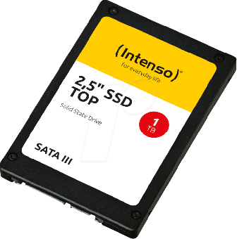 Intenso interne SSD Festplatte 2.5 Zoll 1 TB (Sata III, r:520 MB/s, w:490 MB/s) (3812460) 