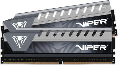 Patriot Memory Patriot Extreme Performance Viper Elite - DDR4 - 16 GB: 2 x 8 GB - DIMM 288-PIN - 2666 MHz / PC4-21300 - CL16 - 1.2 V - ungepuffert - non-ECC - Schwarz/Grau (PVE416G266C6KGY) 