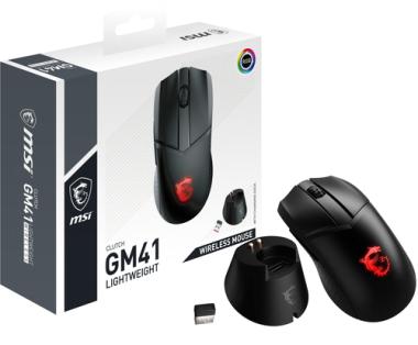 MSI Clutch GM41 Lightweight Wireless Gaming Maus schwarz 