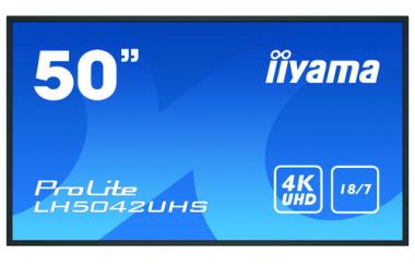 iiyama LH5042UHS-B3 Signage-Display Digitale A-Platine 125,7 cm (49.5 Zoll ) VA 4K Ultra HD Schwarz Android 8.0 [Energieklasse G] (LH5042UHS-B3) 