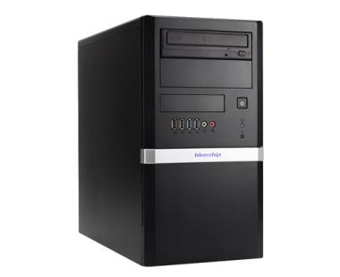 bluechip BUSINESSline T3500 - MT - Core i3 10100 / 3.6 GHz - RAM 4 GB - SSD 250 GB - NVMe - DVD-Writer - UHD Graphics 630 - GigE - Win 10 Pro 64-Bit - Monitor: keiner - Schwarz - BTO 