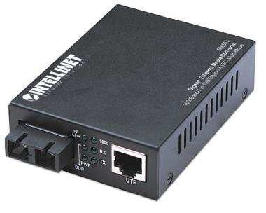 Intellinet Medienkonverter Gigabit Multimode 220m        sw 