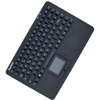 KeySonic KSK-5230 IN - USB - QWERTZ - verkabelt - Schwarz - Wei - Silikon - IP68 (KSK-5230 IN) 