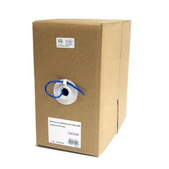 StarTech.com Cat5e UTP Patchkabel - Bulkware Cat.5e Netzwerkkabel - Bulkkabel - 305,0m - UTP - CAT 5e - Solid - Blau (WIRC5ECMR) 