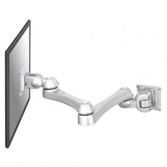 NewStar FPMA-W930 - Befestigungskit (Gelenkarm, Wandmontage) fr LCD-Display (neig- und schwenkbar) - Silber - Bildschirmgre: 25,4 - 61cm (10 Zoll - 61,00cm (24 Zoll)) - Montageschnittstelle: 100 x 100 mm, 75 x 75 mm (FPMA-W930) 