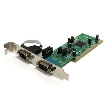 StarTech.com 2 Port Serielle RS422/485 PCI Schnittstellenkarte mit 161050 UART - Serieller Adapter - PCI-X - RS-422/485 x 2 (PCI2S4851050) 