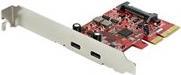 StarTech.com 2-port 10Gbps USB C PCIe Card Adapter - USB 3.1 Gen 2 Type-C PCI Express Expansion Add-On Card - Windows, macOS, Linux - USB-Adapter - PCIe 3.0 x4 Low-Profile - USB-C 3.1 Gen 2 x 2 - fr P/N: S252BU313R 