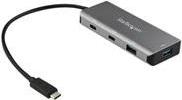 Startech.com 4-Port USB-C Hub (10Gbps) with 2x USB-A &amp; 2x USB-C - 9.8 Zoll Extended Attached Host Cable (HB31C2A2CB) - Hub - 2 x USB-C + 2 x USB 3.1 Gen 2 - Desktop (HB31C2A2CB) 