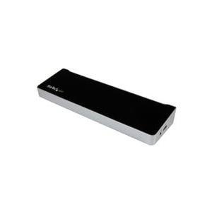 StarTech.com USB C Dockingstation - Dreifach 4K Monitor - Windows / MacBook - USB-C Laptop Dockingstation - PD - 2x DisplayPort + 1x HDMI - Docking Station - USB-C - GigE - 60 Watt 