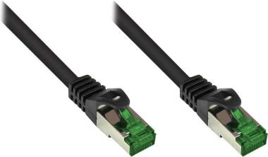RNS Patchkabel mit Rastnasenschutz, Outdoor (IP66), Cat.6A, S/FTP, PiMF, 500MHz, CU, schwarz, 60 m, Good Connections (8062-H600S) 