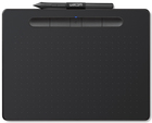 Wacom Intuos Creative Pen Medium - Digitalisierer - 21,6 x 13,5 cm - elektromagnetisch - 4 Tasten - kabellos, kabelgebunden - USB, Bluetooth - Schwarz (CTL-6100WLK-S) 