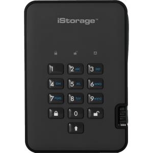 iStorage diskAshur 2 - SSD - verschlsselt - 256GB - extern (tragbar) - USB 3,1 - FIPS 197 - 256-bit AES-XTS - Phantomschwarz (IS-DA2-256-SSD-256-B) 