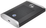G-Technology G-DRIVE Mobile Pro GDMOPTB3WB10001DBB - Festplatte - 1 TB - extern (tragbar) - Thunderbolt 3 - Schwarz 