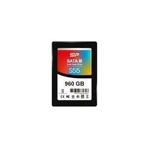 SILICON POWER Slim S55 - SSD - 960 GB - intern - 6.4 cm (2.5 Zoll) - SATA 6Gb/s 