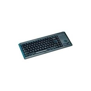 CHERRY Compact-Keyboard G84-4400 - Tastatur - USB - Englisch - US - Schwarz (G84-4400LUBUS-2) 