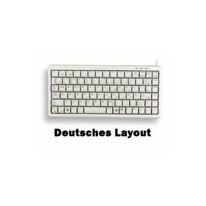 Cherry Compact-Keyboard G84-4100 - Tastatur - USB - Englisch - Hellgrau (G84-4100LCMEU-0) 