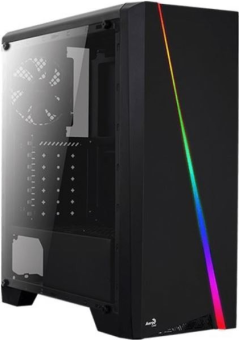 Aerocool PGS CYLON AEROPGSCYLON-TG-BK (ATX, Micro ATX, Mini ITX, schwarz) (AEROPGSCYLON-TG-BK) 