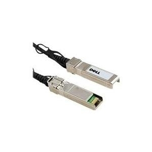 Dell 10GbE Copper Twinax Direct Attach Cable - Direktanschlusskabel - SFP+ (M) bis SFP+ (M) - 3 m - twinaxial - fr PowerEdge R220, R230, R330, R420, R530, R630, R730, R930, T130, T330, T630 