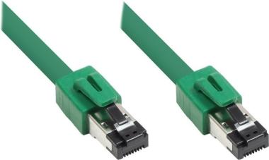 Patchkabel Cat. 8, S/FTP, PiMF, halogenfrei, 2000MHz, grn, 25m, Good Connections (8080-250G) 
