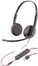 Plantronics Blackwire 3225 - 3200 Series - Headset - On-Ear - kabelgebunden - USB, 3,5 mm Stecker (209747-22) 