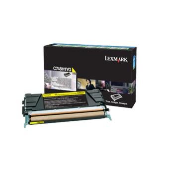 Lexmark - Hohe Ergiebigkeit - Gelb - Original - Tonerpatrone LCCP, LRP - fr C748de, 748dte, 748e (C748H1YG) 