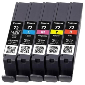 CANON PGI-72 MBK/C/M/Y/R Tinte schwarz und farbig Standardkapazitt Multipack 