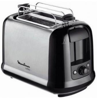 Moulinex LT2618 Toaster Subito Edelstahl matt edelstahl/schwarz 